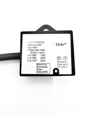 IP67 320VAC Loại 2 Loại 3 Bảo vệ chống sét lan truyền SPD cho đèn LED